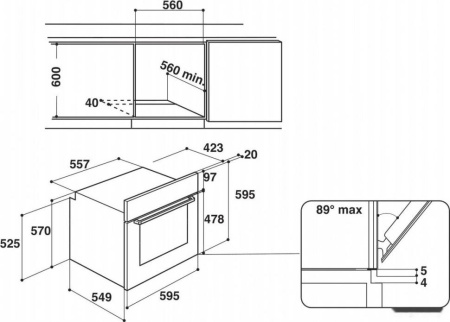 Встраиваемый духовой шкаф Hotpoint-Ariston FA5S 841 J
