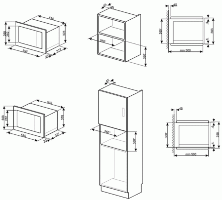 Микроволновая печь Smeg FMI025X
