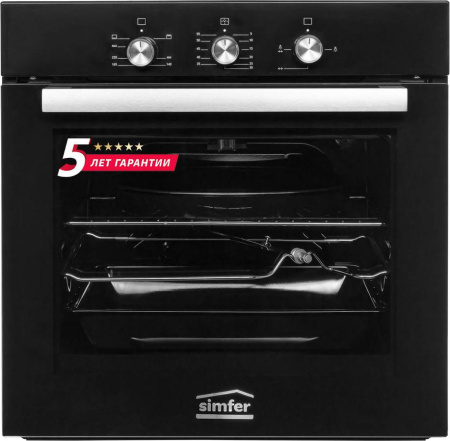 Встраиваемый духовой шкаф Simfer B6GB12016