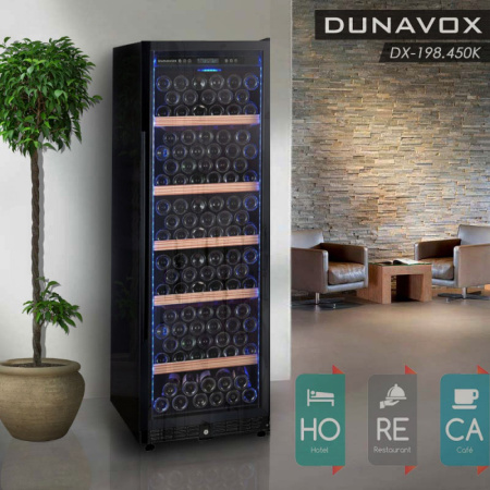 Винный шкаф Dunavox DX-198.450K [1, No Frost]