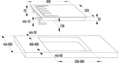 Варочная поверхность Gorenje G 640EB