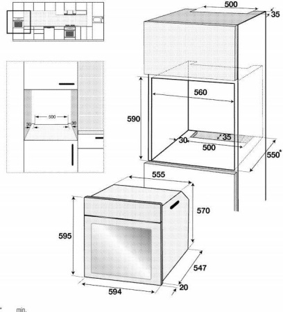 Встраиваемый духовой шкаф Beko BIM 12300 XPS
