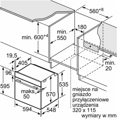 Встраиваемый духовой шкаф Bosch HBA 554EB0