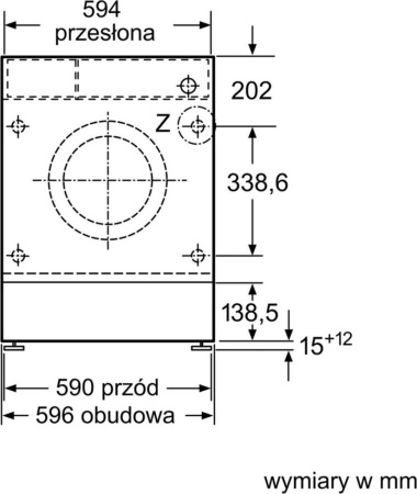 Стиральная машина Bosch WIW24342 [8 кг, фронтальная, встраиваемая под столешницу]
