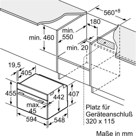 Встраиваемый духовой шкаф Bosch CMG676BB1