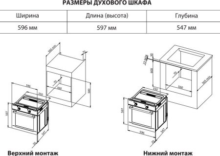 Встраиваемый духовой шкаф Schaub Lorenz SLB EY6745