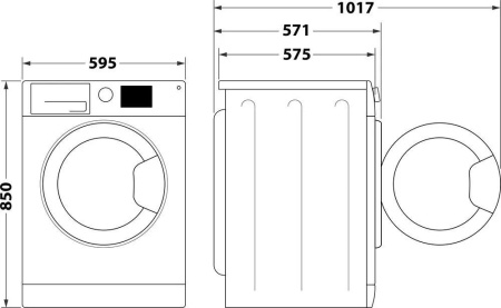 Стиральная машина Whirlpool FFL 6038 B PL [6 кг, фронтальная]