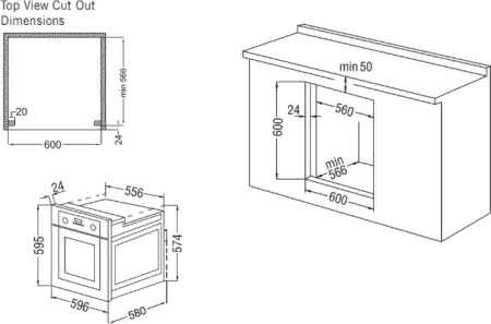 Встраиваемый духовой шкаф Simfer B6ES69001