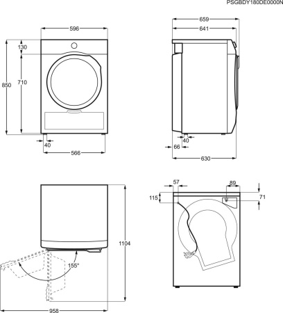 Сушильная машина Electrolux EW 6CR428