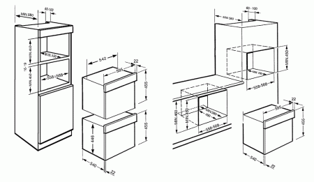 Встраиваемый духовой шкаф Smeg S 45MFX2