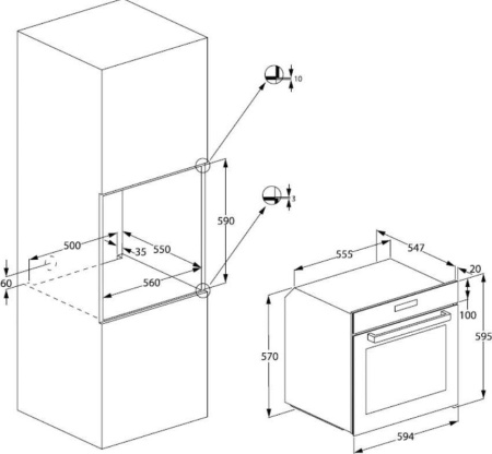 Встраиваемый духовой шкаф Beko BRE 22305 X