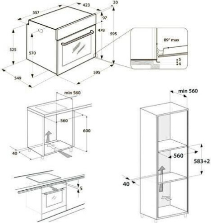 Встраиваемый духовой шкаф Hotpoint-Ariston FA5S 841 J