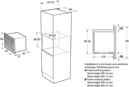 Микроволновая печь Gorenje BM 251SG2BG