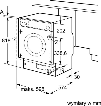 Стиральная машина Bosch WIW24342 [8 кг, фронтальная, встраиваемая под столешницу]