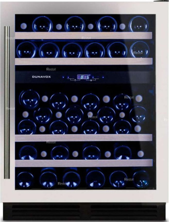 Винный шкаф Dunavox DX-53.130SDSK/DP [1, капельное]