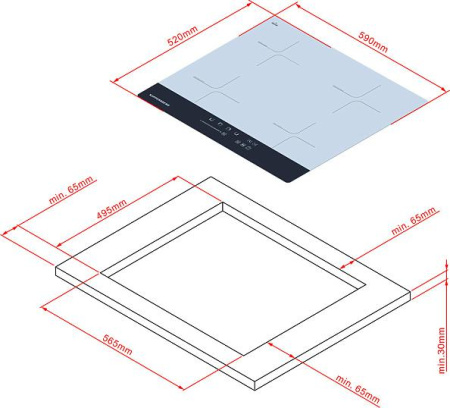 Варочная поверхность Kuppersberg ICD 601