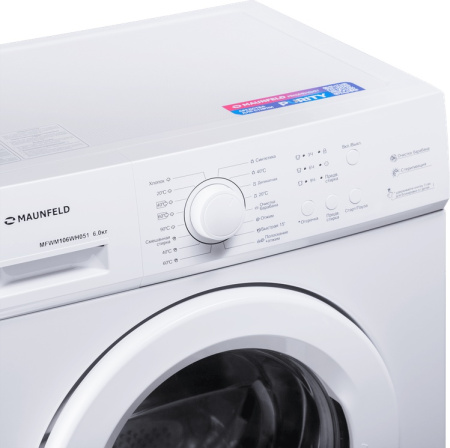Стиральная машина Maunfeld MFWM106WH051 [6 кг, фронтальная]