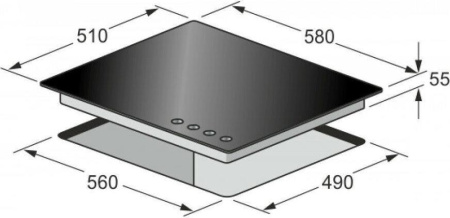 Варочная поверхность Kaiser KCG 6335 RotEm Turbo